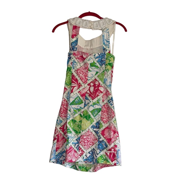 Lilly Pulitzer Beaded Patchwork Shift Dress - Picture 2 of 5
